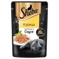 Sheba / Паучи Шеба для кошек Курица ломтики в Соусе (цена за упаковку)