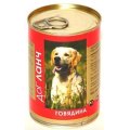 Dog Lunch / Консервы ДогЛанч для взрослых собак Говядина в желе (цена за упаковку)