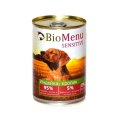BioMenu Sensitive Консервы для Собак Индейка & Кролик Цена за упаковку 410x12