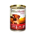 BioMenu Puppy Консервы для Щенков Говядина Цена за упаковку 410x12
