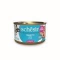 Schesir / Влажный корм Консервы Шезир для кошек Тунец в собственном соку (цена за упаковку)