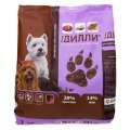 Дилли / Сухой корм для взрослых собак Мелких пород с Курицей и индейкой