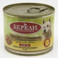 Berkley LOCAL Террин №6 / Влажный корм Консервы Беркли для собак Кролик с говядиной и болгарским перцем (цена за упаковку)