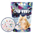 Cat Step Arctic Art / Силикагелевый наполнитель Кэт Степ для кошачьего туалета с Разноцветными гранулами