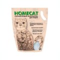 Homecat / Силикагелевый наполнитель Хоумкэт для кошачьего туалета Стандарт без запаха