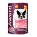 Award Adult / Влажный корм Авард для взрослых собак Паштет из Индейки с черникой (цена за упаковку)