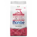 Monge Dog Monoprotein Puppy & Junior Beef with rice / Сухой корм Монж для Щенков всех пород Говядина с рисом