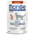 Monge Monoprotein Adult Turkey / Влажный корм Паучи Монж для взрослых кошек Индейка (цена за упаковку)