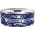 Четвероногий Гурман Silver Line / Консервы Серебряная линия для кошек Индейка с лососем (цена за упаковку)