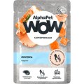AlphaPet Wow Superpremium / Влажный корм АльфаПет для котят, беременных и кормящих кошек паштет с лососем (цена за упаковку)