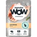 AlphaPet Wow Superpremium / Влажный корм АльфаПет для взрослых стерилизованных кошек паштет с цыпленком (цена за упаковку)
