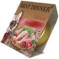 Best Dinner Holistic / Консервы Бест Диннер Холистик Стерилизованных кошек Мясные волокна в желе Курица с Клюкво (цена за упаковку)