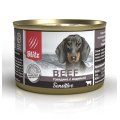 Blitz Sensitive / Консервы Блиц для собак Говядина с Индейкой (цена за упаковку)