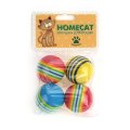 Homecat / Игрушка Хоумкэт для кошек Мячи радужные гремящие