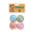 Homecat / Игрушка Хоумкэт для кошек Мячи веревочные гремящие