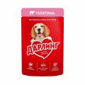 Дарлинг / Влажный корм Паучи для взрослых собак Телятина в подливе (цена за упаковку)