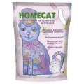 Homecat / Силикагелевый наполнитель Хоумкэт для кошачьего туалета Волшебные кристаллы