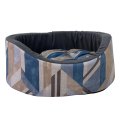 Homepet / Лежак Хоумпет для домашних животных Велюр Графика Бежево-голубой
