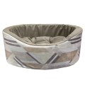 Homepet / Лежак Хоумпет для домашних животных Велюр Графика Бежево-коричневый