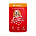 Дарлинг / Влажный корм Паучи для взрослых собак Курица в подливе (цена за упаковку)
