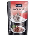 Dr.Clauder`s / Паучи Доктор Клаудерс для взрослых кошек Мясо & Индейка кусочки в желе (цена за упаковку)