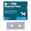 Okvet ЭкспрессТабс / Таблетки Оквет от Клещей Блох Вшей Круглых и Ленточных гельминтов для собак весом от 2,5 кг до 5 кг со вкусом мяса