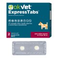 Okvet ЭкспрессТабс / Таблетки Оквет от Клещей Блох Вшей Круглых и Ленточных гельминтов для собак весом от 15 кг до 30 кг со вкусом мяса