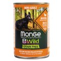 Monge Dog BWild Grainfree Adult Mini Duck / Консервы Беззерновые Монж для взрослых собак Мелких пород Утка тыква цукини (цена за упаковку)