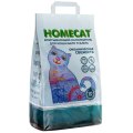 Homecat Океаническая свежесть / Впитывающий наполнитель Хоумкэт для кошачьего туалета
