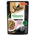 Sheba Natures / Паучи Шеба для кошек Лосось и Горох Паучи (цена за упаковку)