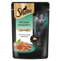 Sheba / Паучи Шеба для кошек Кролик и Индейка ломтики в соусе (цена за упаковку)
