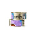 Simon / Консервы Саймон для взрослых кошек Паштет с Лососем и яблоком (цена за упаковку)