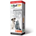 Rolf Club 3D / Шампунь Рольф Клуб для кошек и собак Инсектоакарицидный