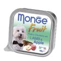 Monge Dog Fruit Lamb / Влажный корм Консервы Монж Фрукт для взрослых собак Ягненок с Яблоком (цена за упаковку)