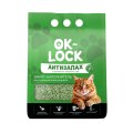 Ok-Lock / Наполнитель Ок-Лок растительный комкующийся для кошачьего туалета с ароматом Зеленого чая