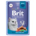 Brit Premium Sterilised Jelly Quail / Паучи Брит Премиум для Стерилизованных кошек Перепелка в желе (цена за упаковку)