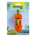 Bambini Pets / Игрушка Бамбини Петс для грызунов Морковка из дерева и люфы