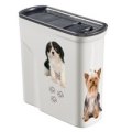 Curver PetLife / Контейнер Кервер Петлайф для корма с рисунком Веселые щенята объем 15 л (6 кг)