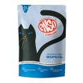 Enso / Влажный корм Энсо Паучи для взрослых стерилизованных кошек Форель Кусочки в соусе (цена за упаковку)