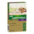 Elanco Адвантейдж 80К / Капли на холку от Блох для кошек весом более 4 кг