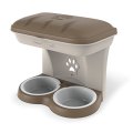 Bama Pet / Миска Бама Пет Настенная Двойная 1600 мл 48х27х42h см