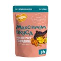 Мнямс Максимум вкуса Влажный корм Паучи для собак Мясное рагу Говядина с морковью (цена за упаковку)