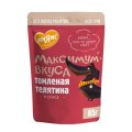 Мнямс Максимум вкуса Влажный корм Паучи для собак Томленая Телятина в соусе (цена за упаковку)