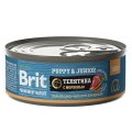 Brit Puppy & Junior / Консервы Брит для Щенков всех пород Телятина с морковью (цена за упаковку)