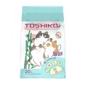 Toshiko / Комкующийся наполнитель Тошико для кошачьего туалета Древесный Лаванда