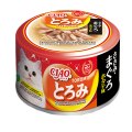 Inaba Ciao Toromi / Консервы Инаба для кошек Куриное филе с тунцом магуро со вкусом морского гребешка в бульоне (цена за упаковку, Китай)