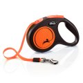 flexi New Neon M tape 5 m, for dogs up to 25 kg / Рулетка флекси для собак весом до 25 кг, светоотражающая лента 5 м