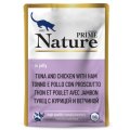 Prime Nature / Паучи Прайм Нейча для взрослых кошек Тунец с курицей и ветчиной в желе (цена за упаковку)