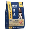 Brit Premium Adult Medium / Сухой корм Брит Премиум для взрослых собак Средних пород Индейка Телятина