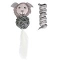 Petpark / Игрушка Петпарк для кошек Космический пёс и пружинка с кошачьей мятой